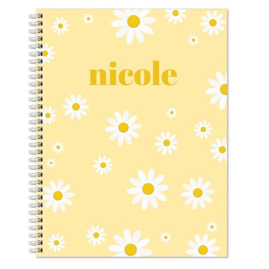 Daisy Spiral Notebook